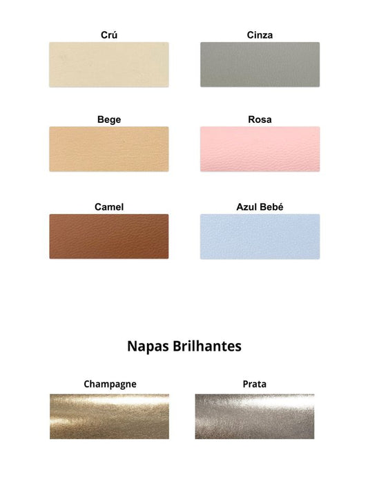 Amostra Física | Etiqueta em Napa Personalizada