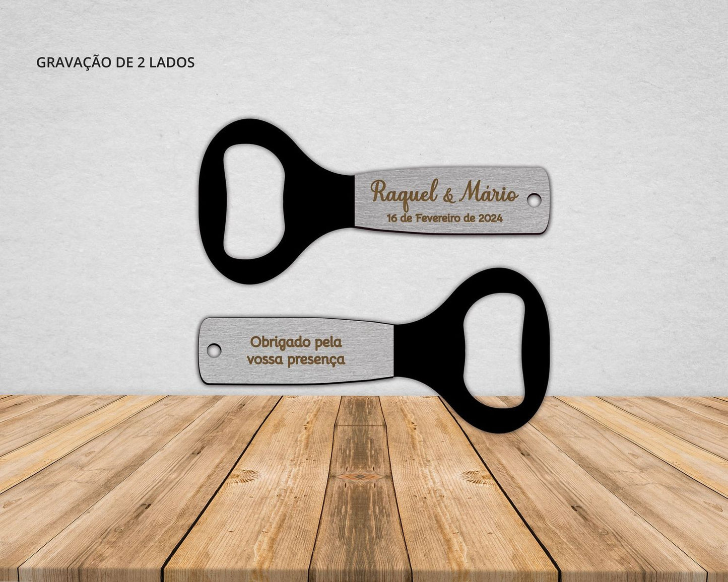 Lembrança | Abre Cápsulas em Alumínio Personalizado