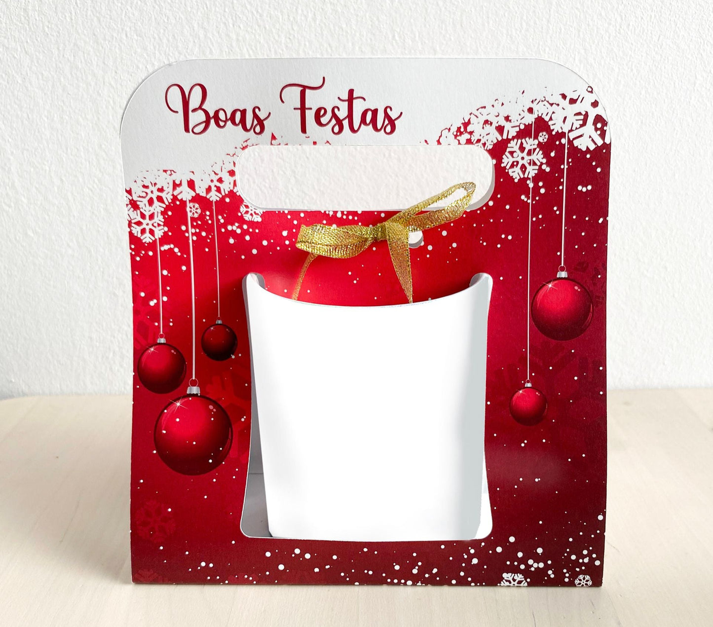 Embalagem de Oferta para Caneca | Natal