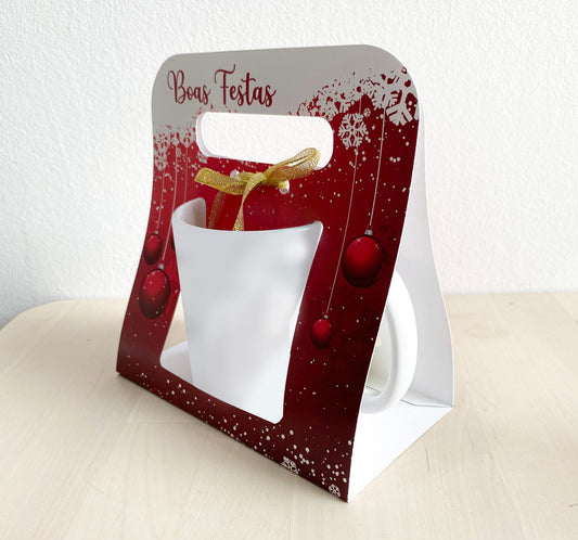 Embalagem de Oferta para Caneca | Natal