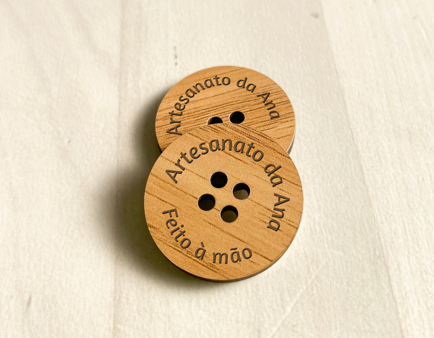 Botões em MDF | Personalizados