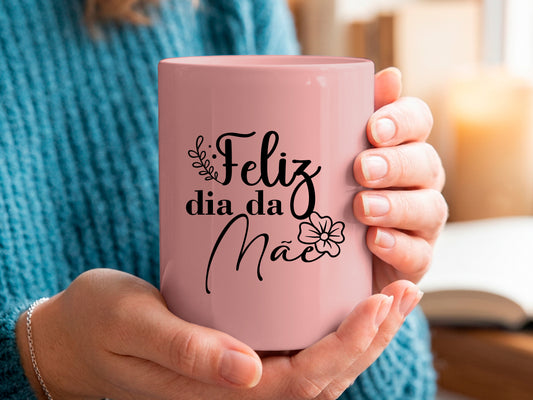 Caneca Cerâmica Mate | Inicial | Dia da Mãe