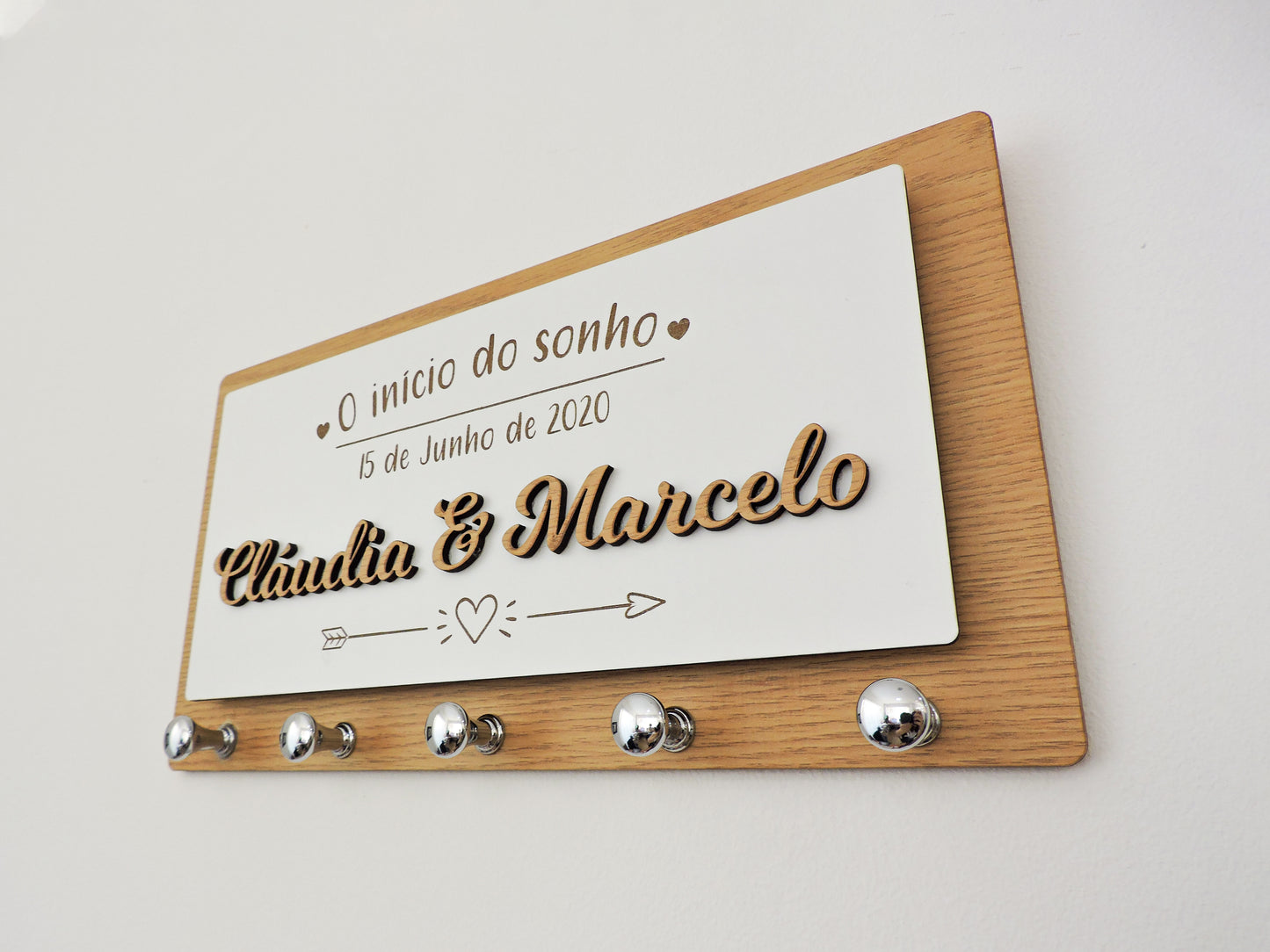 Suporte Porta-Chaves / Porta-Cartas | Personalizado