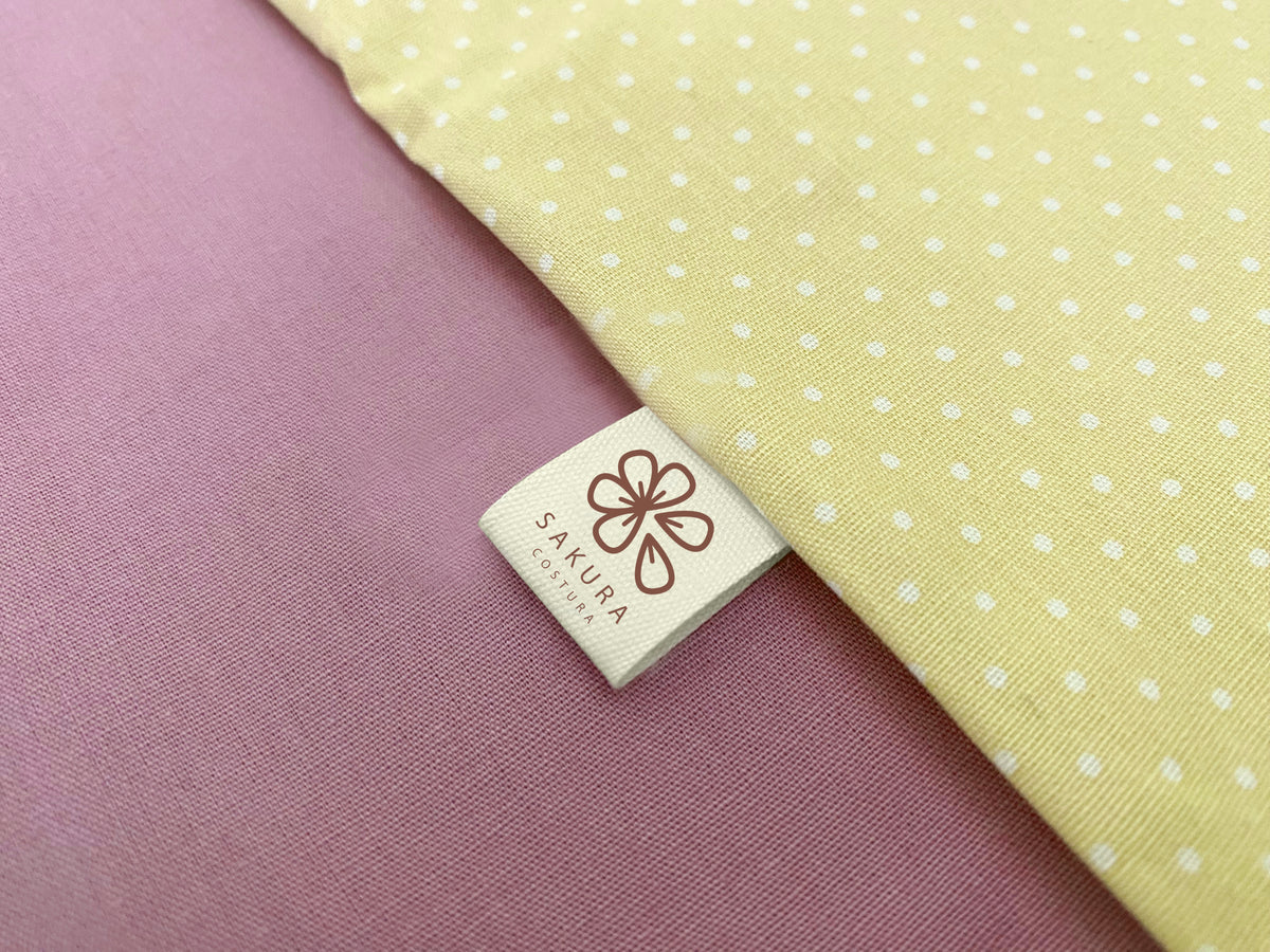 Etiquetas em Algodão | Bandeira / Retas | Largura 1,5cm