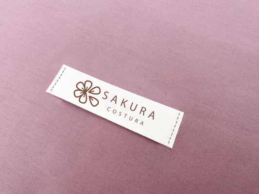 Etiquetas em Algodão | Bandeira / Retas | Largura 1,5cm