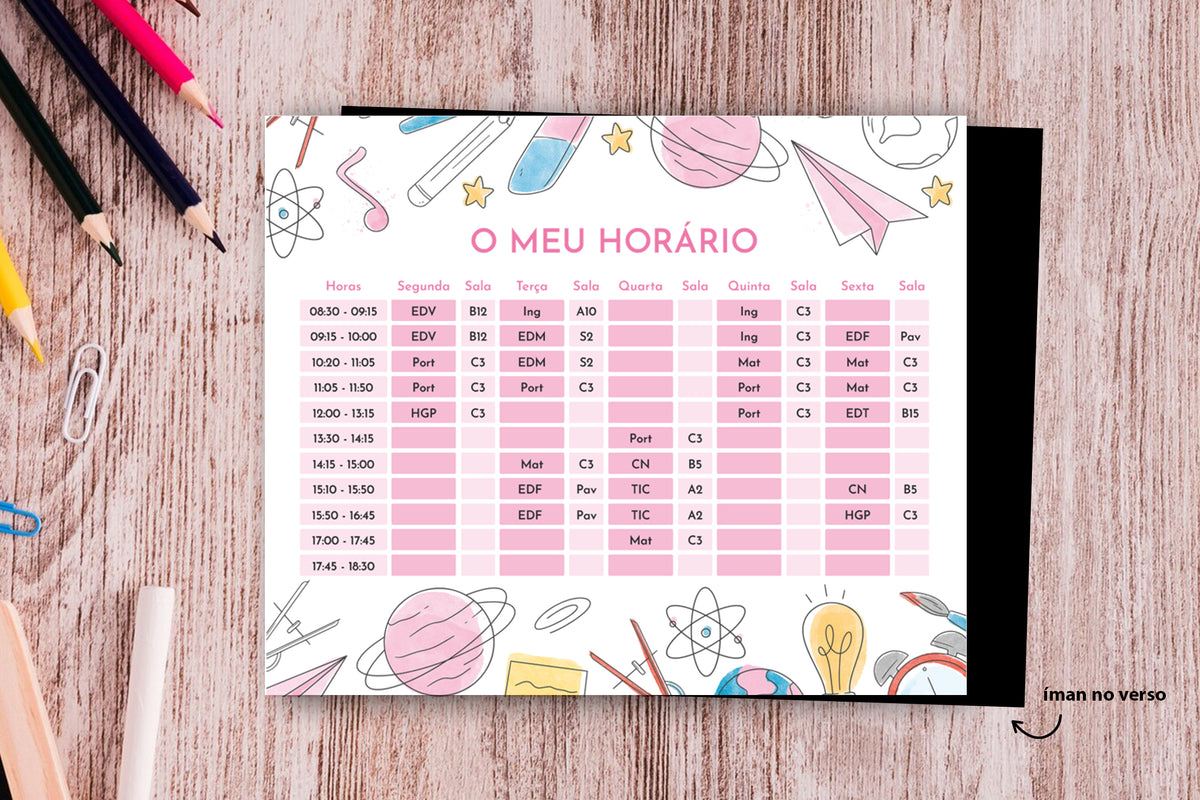 Horário Escolar | Íman