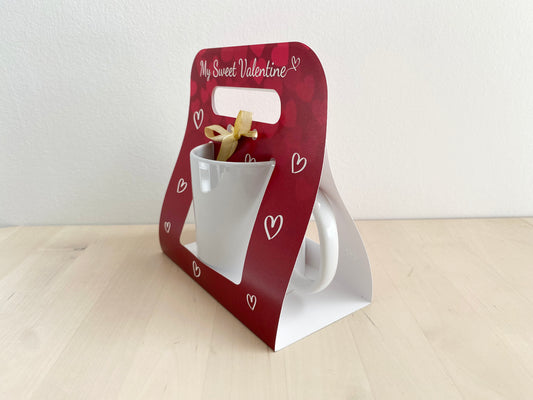 Embalagem de Oferta para Caneca | Sweet Valentine
