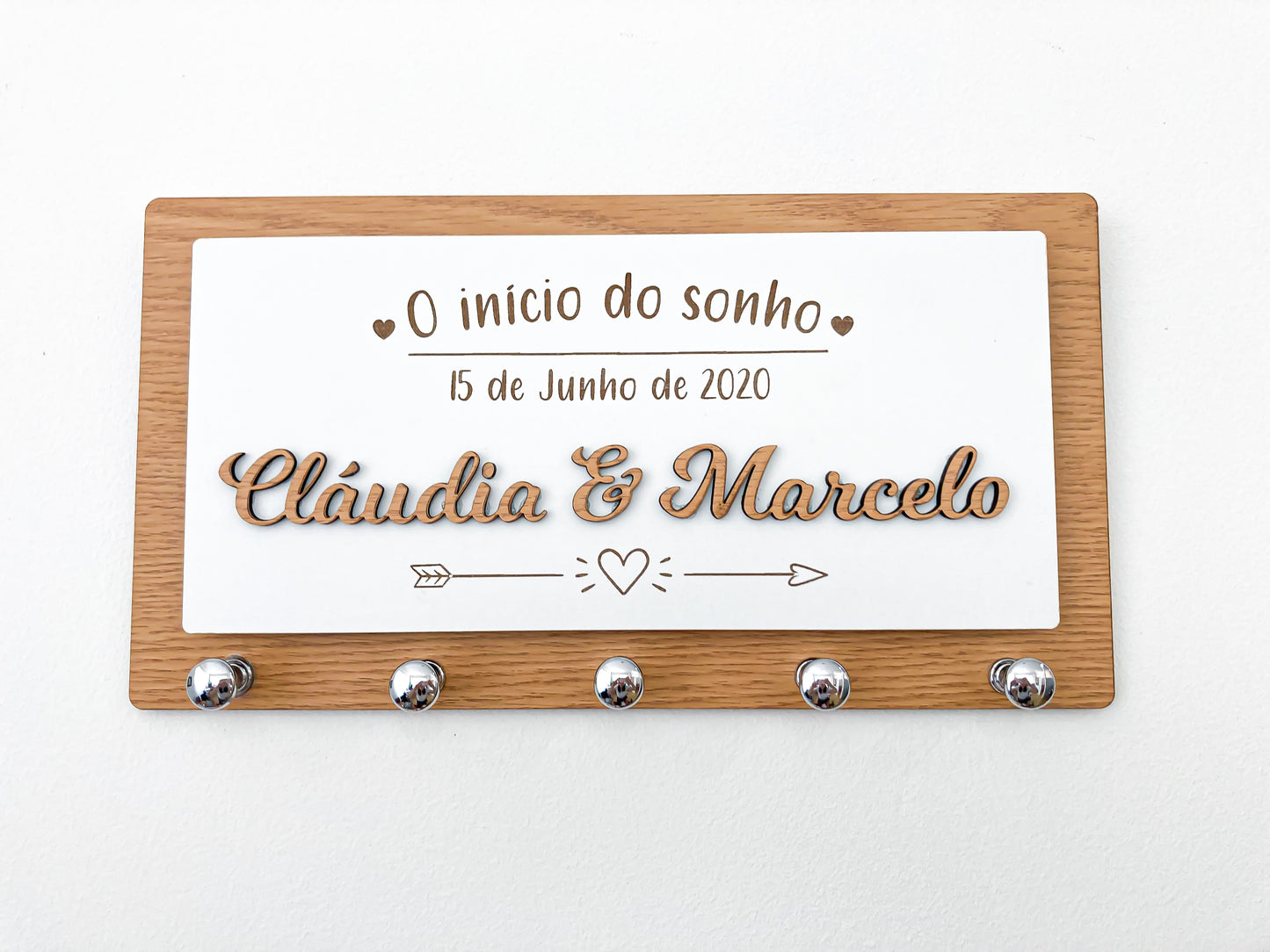 Suporte Porta-Chaves / Porta-Cartas | Personalizado