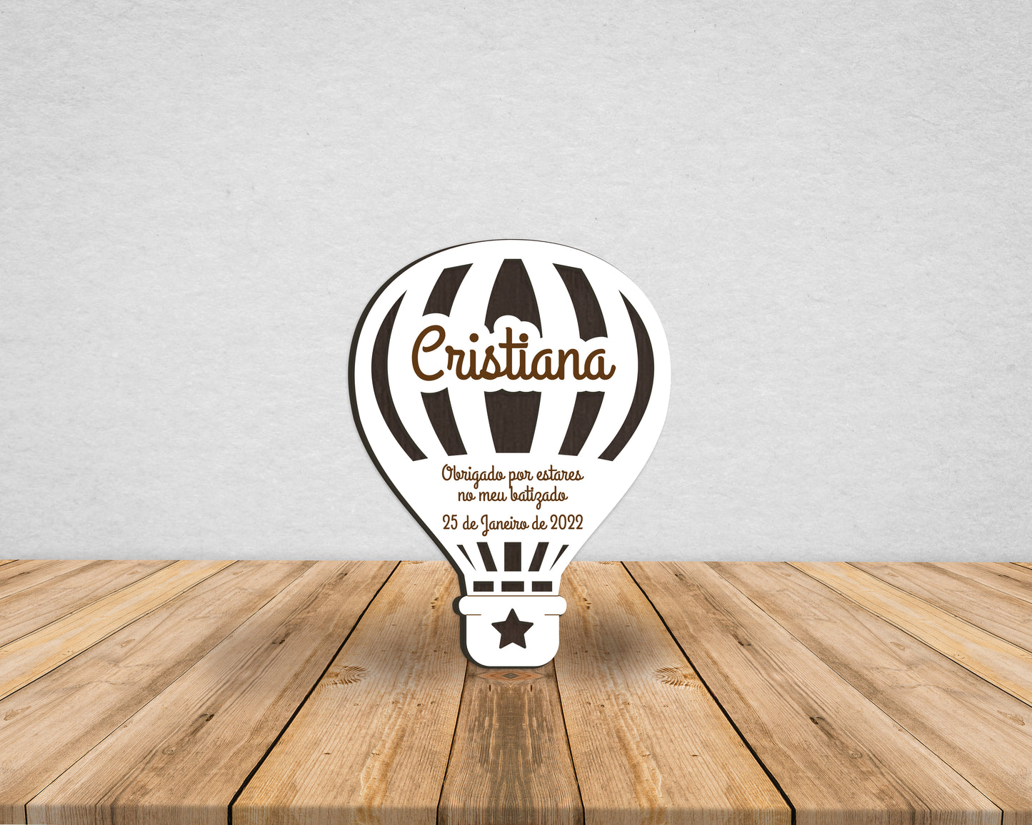 Lembrança Balão com Fundo de Cor | Íman