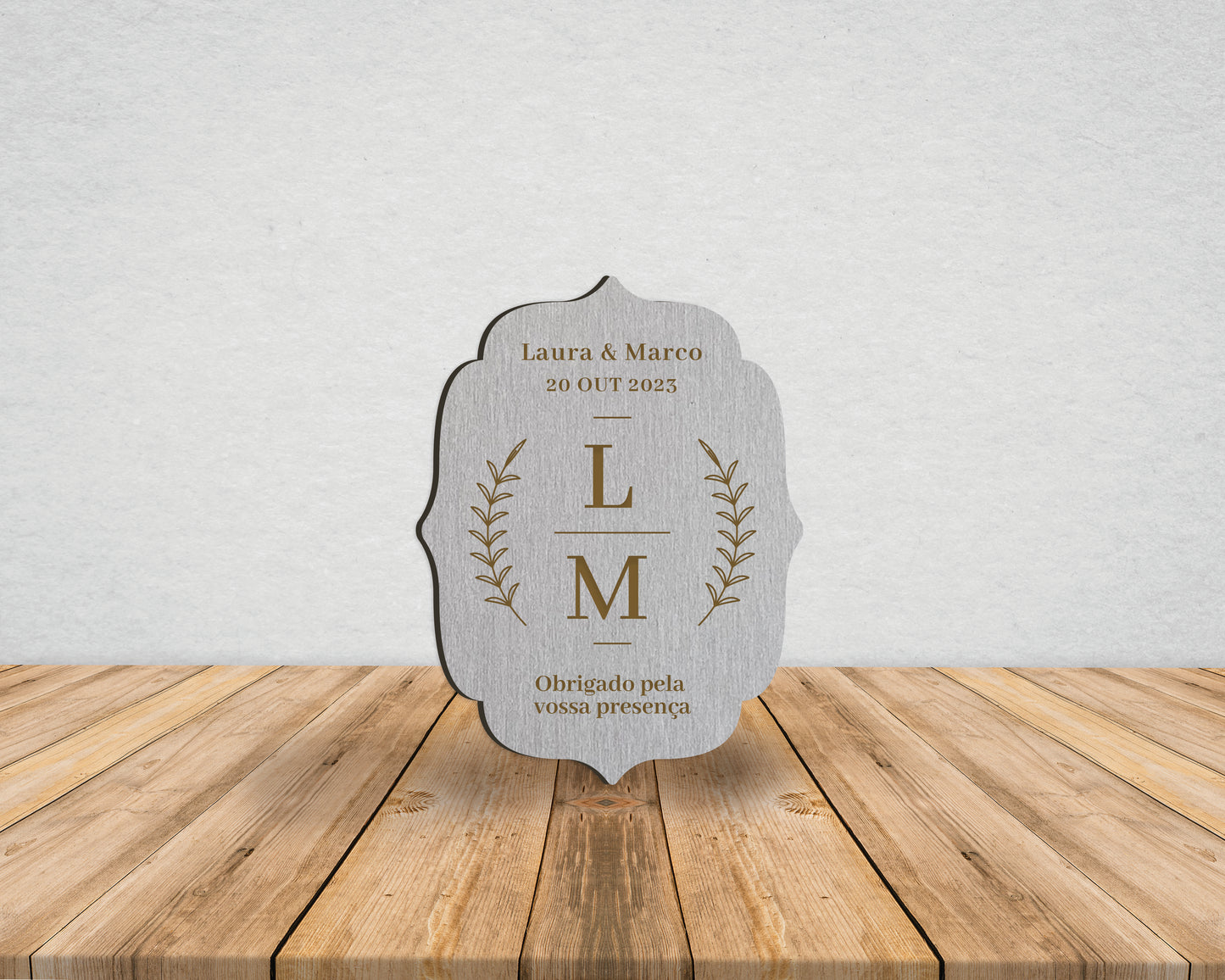 Lembrança Casamento Iniciais | Íman