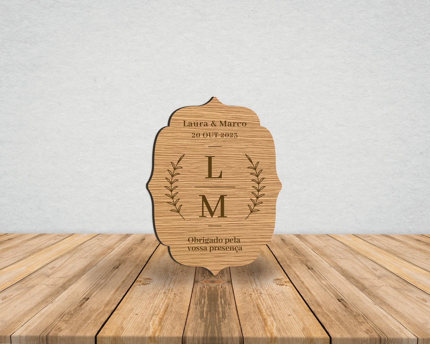 Lembrança Casamento Iniciais | Íman
