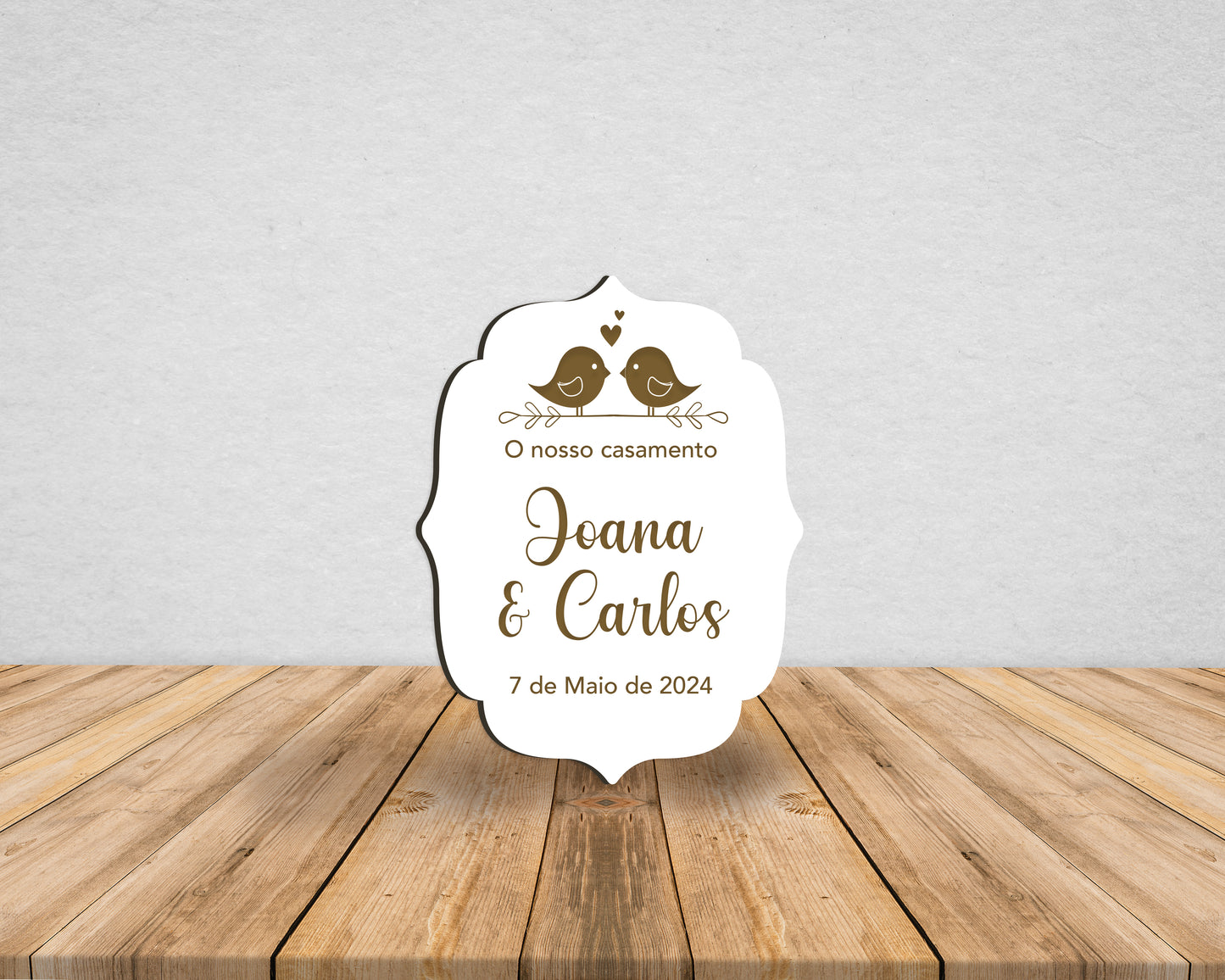 Lembrança Casamento/Bodas Pássaros | Íman