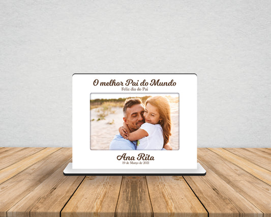 Moldura | O Melhor Pai do Mundo | Personalizada