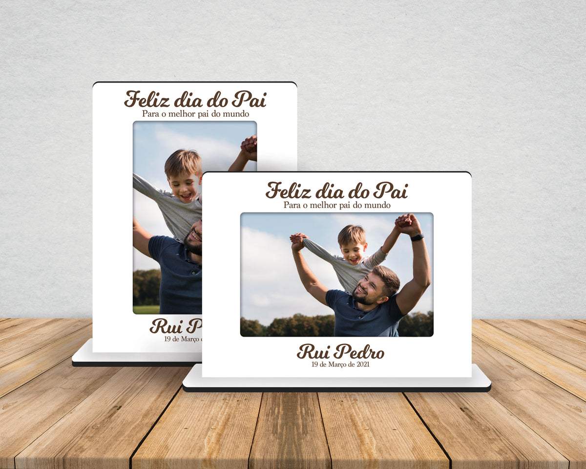 Moldura | Feliz dia do Pai | Personalizada