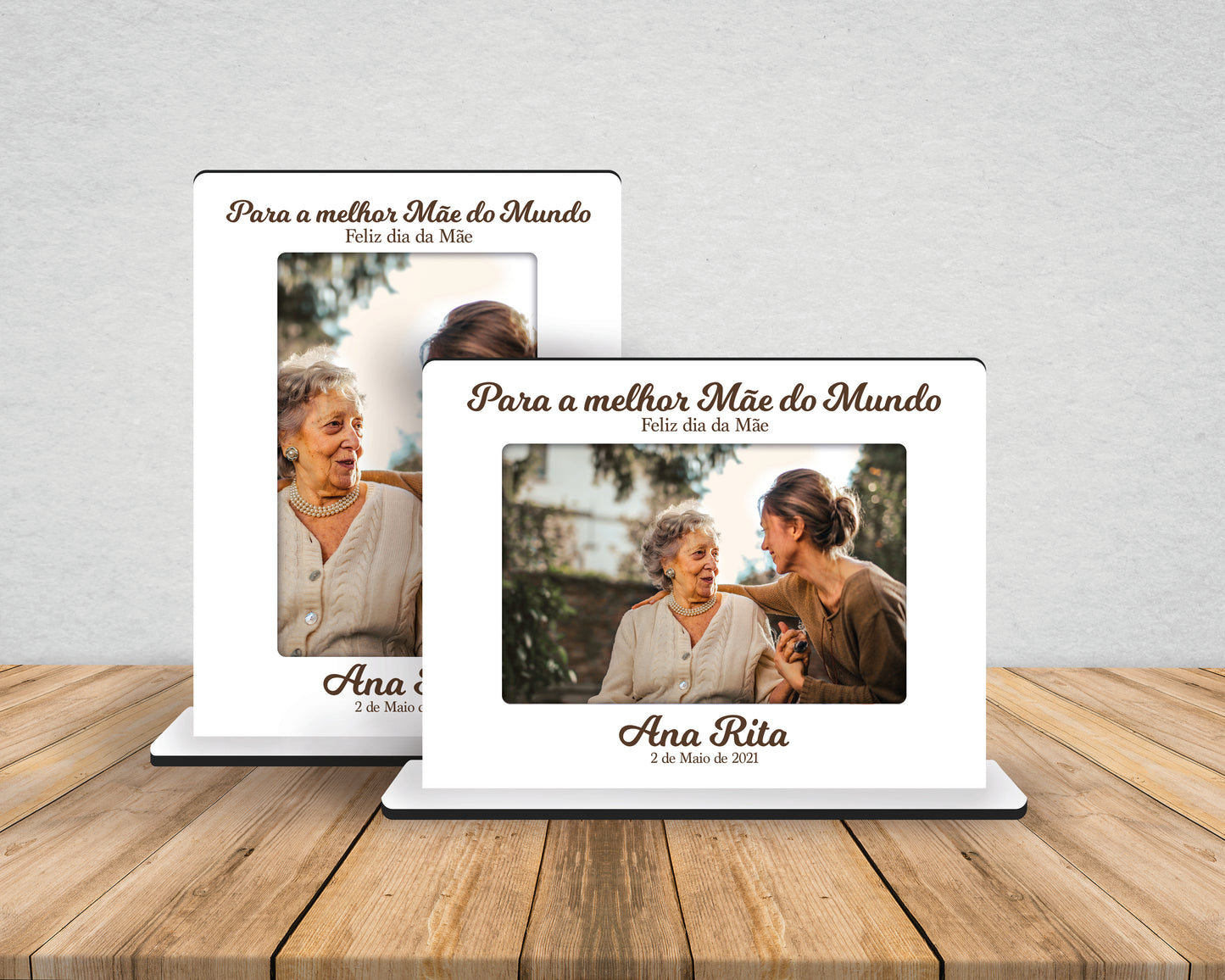 Moldura | A Melhor Mãe do Mundo | Personalizada
