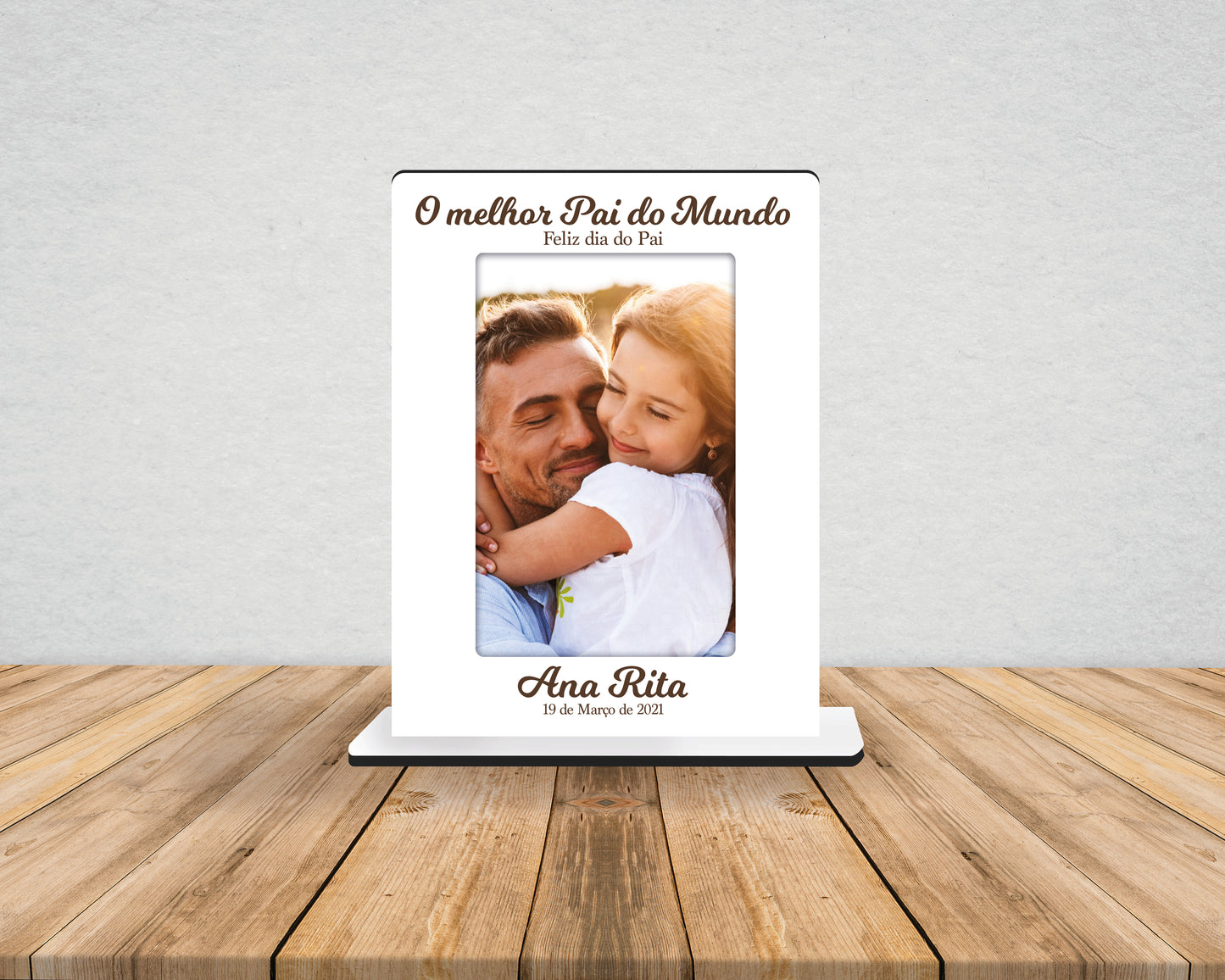 Moldura | O Melhor Pai do Mundo | Personalizada