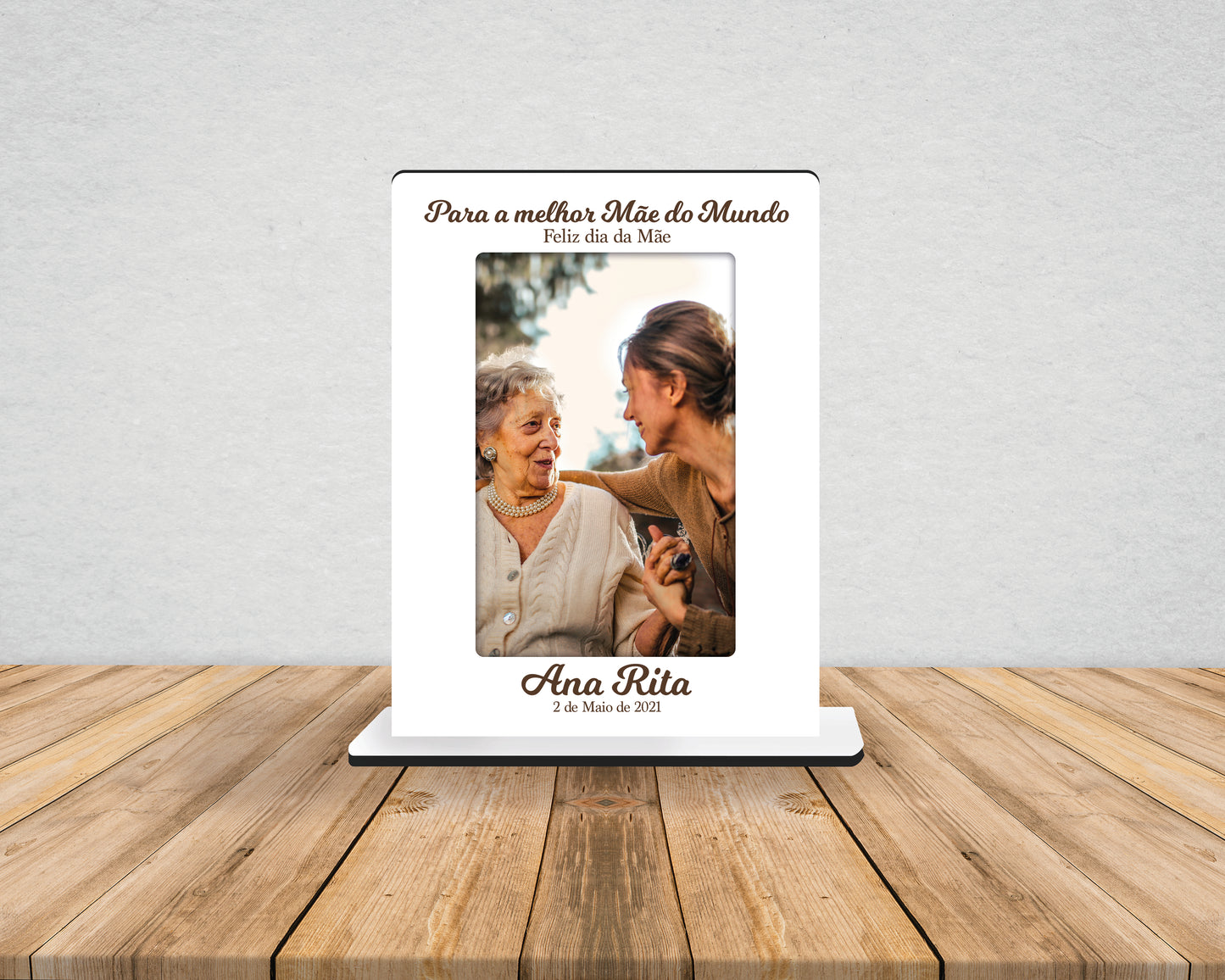 Moldura | A Melhor Mãe do Mundo | Personalizada
