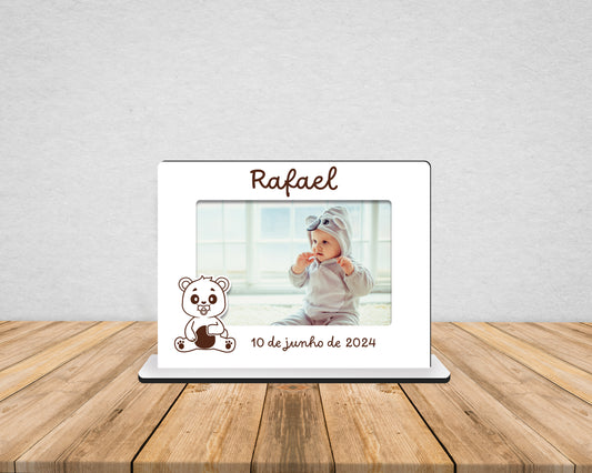 Moldura com Ursinho | Personalizada