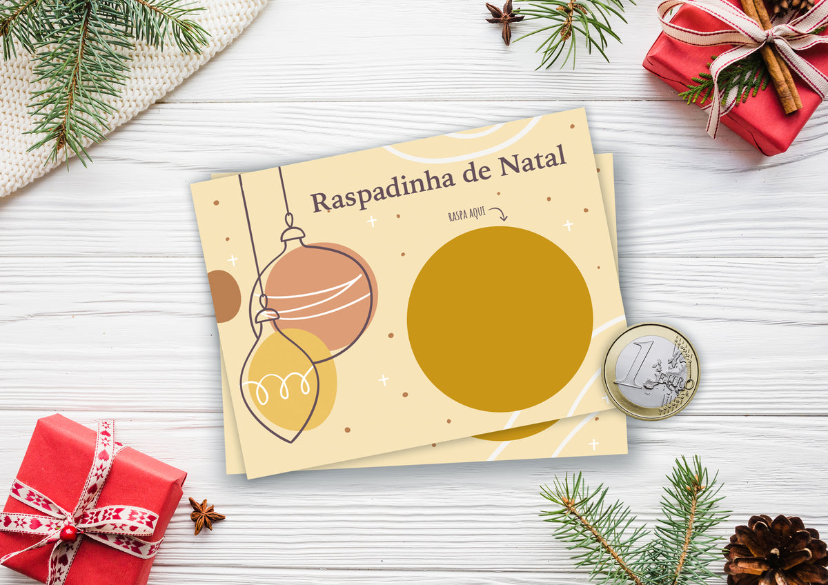 Raspadinha de Natal | Anúncio com fotografia personalizada
