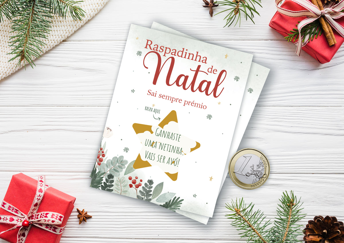 Raspadinha de Natal | Estrela Personalizada