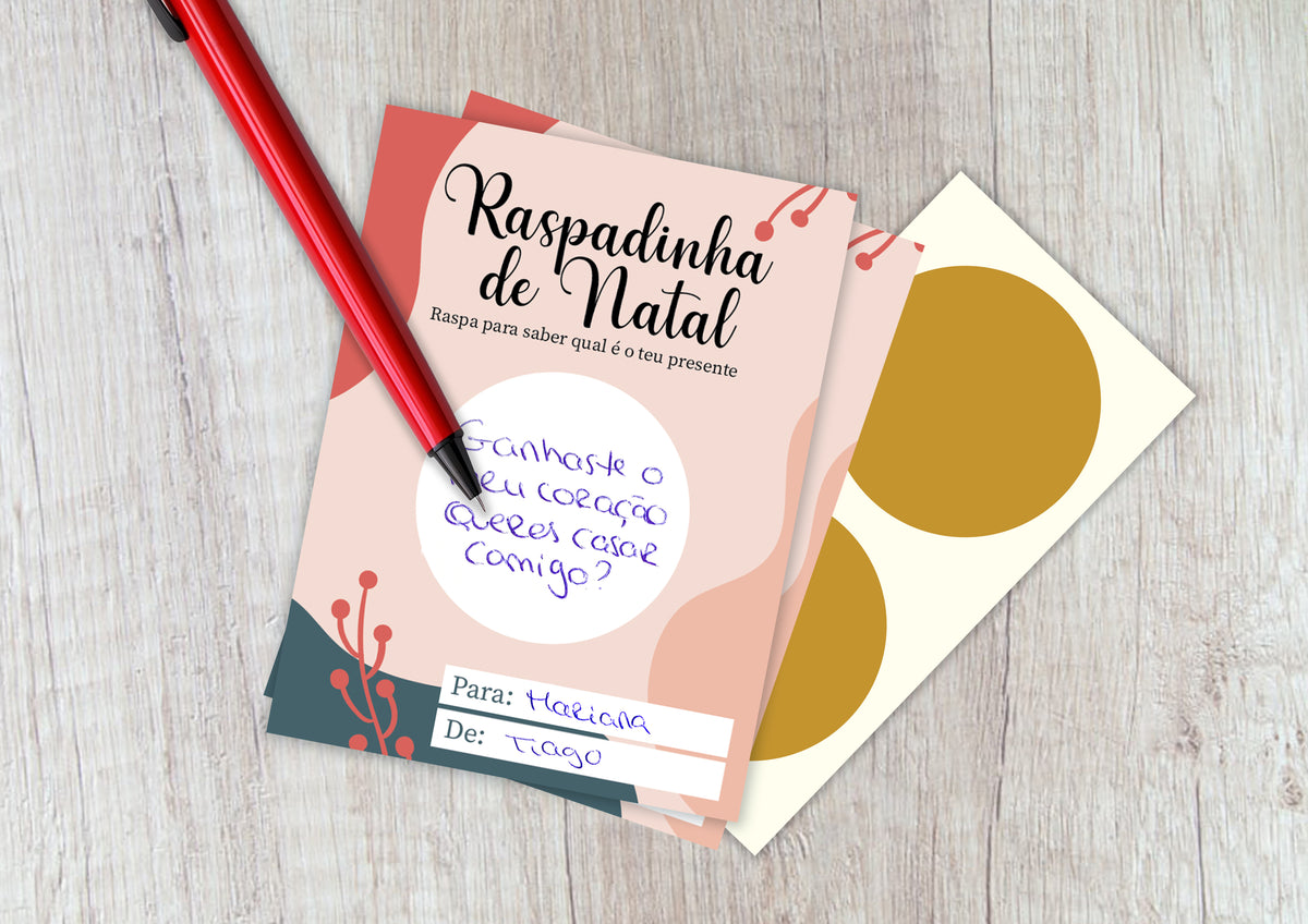 Raspadinha de Natal | Escreve o presente