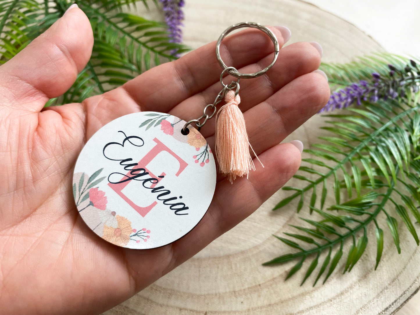 Porta-Chaves Redondo | Inicial | Personalizado