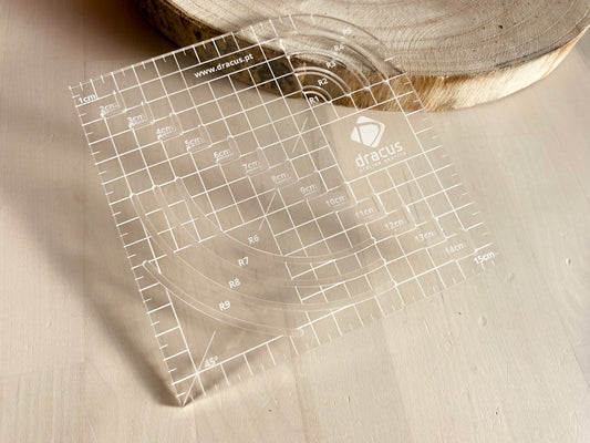 Régua para cantos Redondos e Quadrados