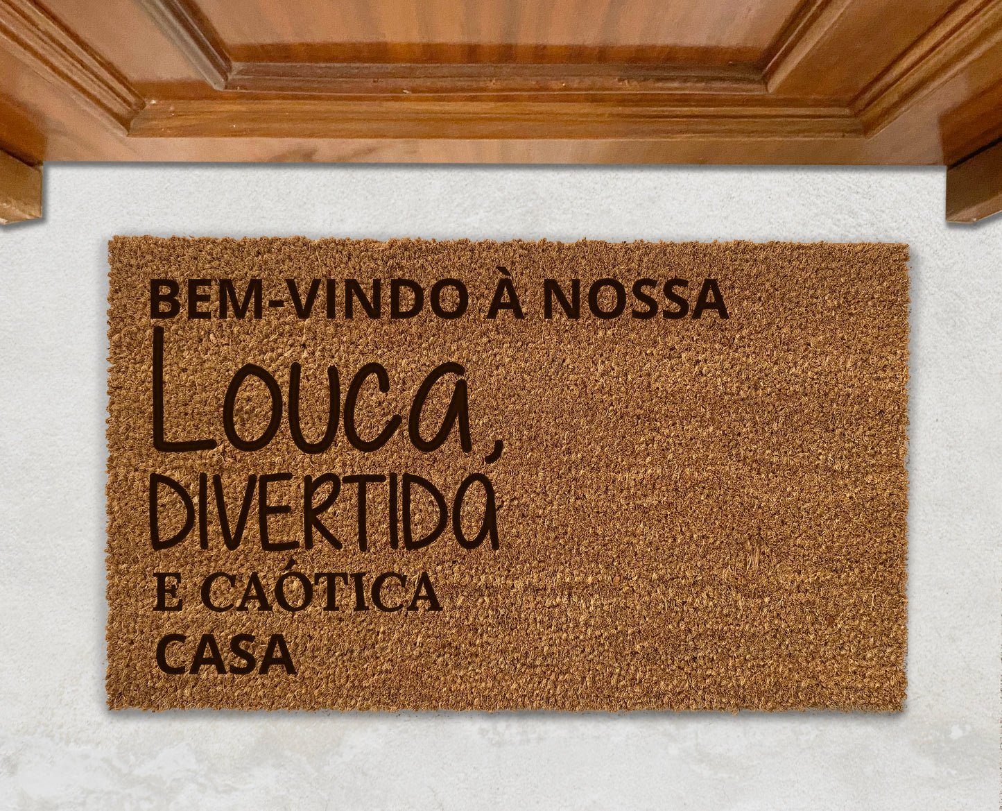 Tapete de Entrada | Bem-vindo à nossa casa