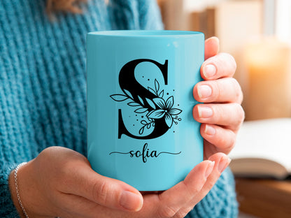Caneca Cerâmica Mate | Inicial | Dia da Mãe