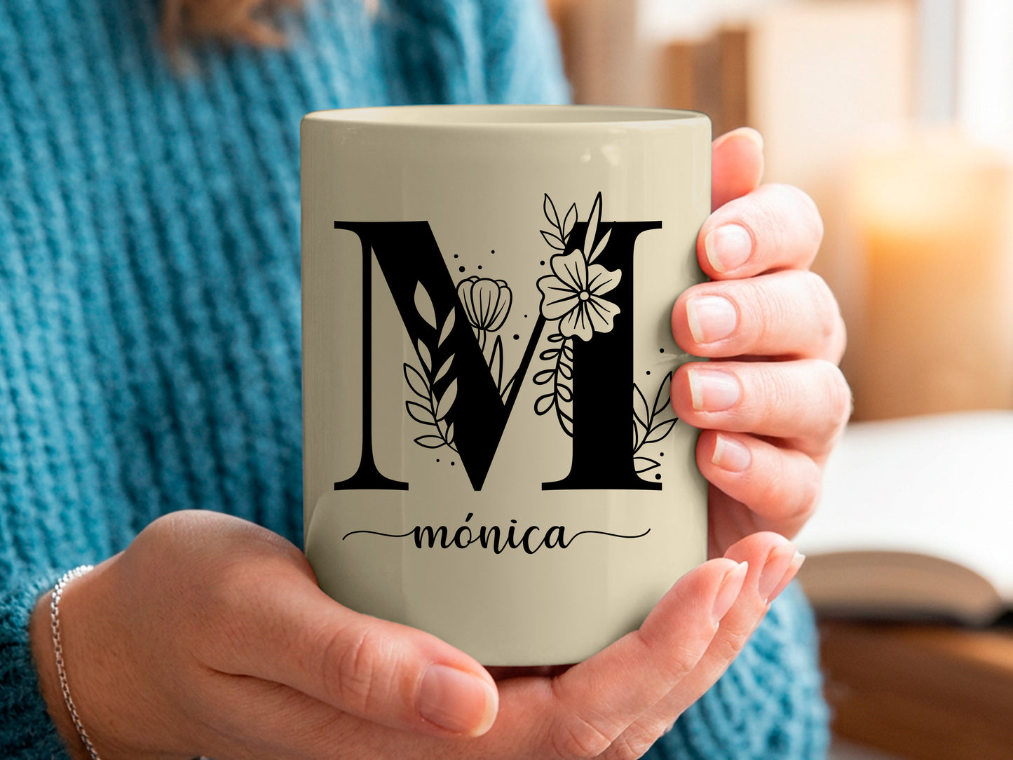 Caneca Cerâmica Mate | Inicial | Dia da Mãe