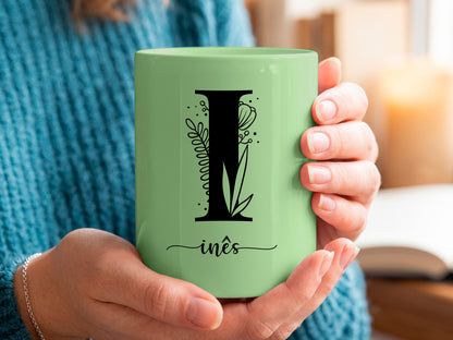 Caneca Cerâmica Mate | Inicial | Dia da Mãe