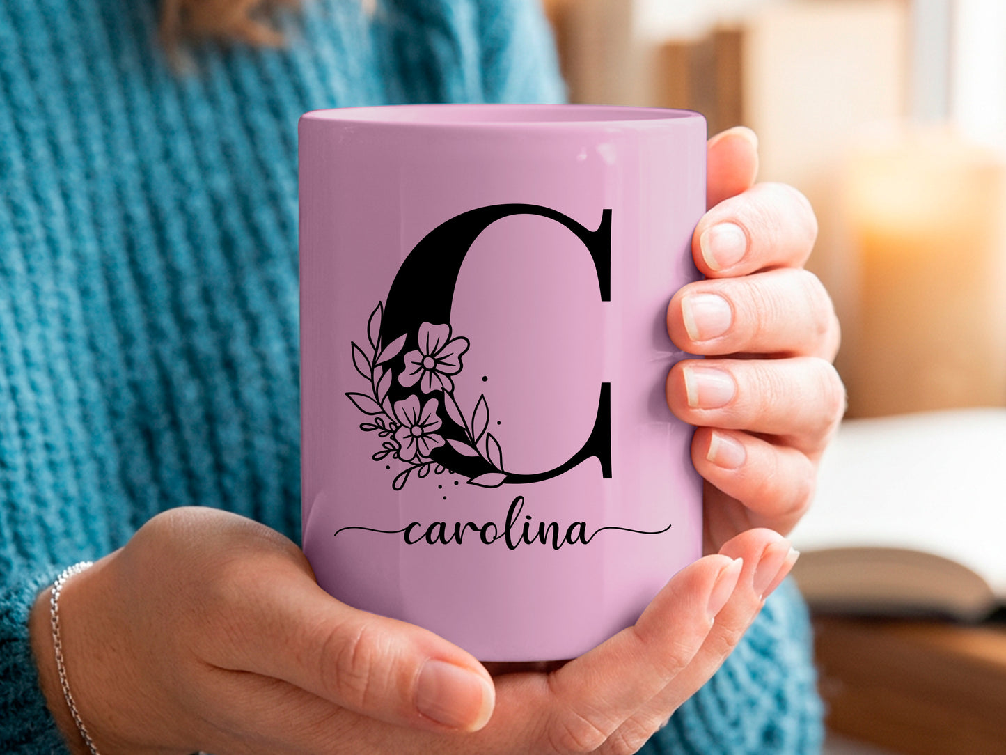 Caneca Cerâmica Mate | Inicial | Dia da Mãe