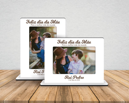 Moldura | Feliz dia da Mãe | Personalizada