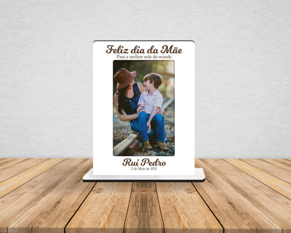 Moldura | Feliz dia da Mãe | Personalizada