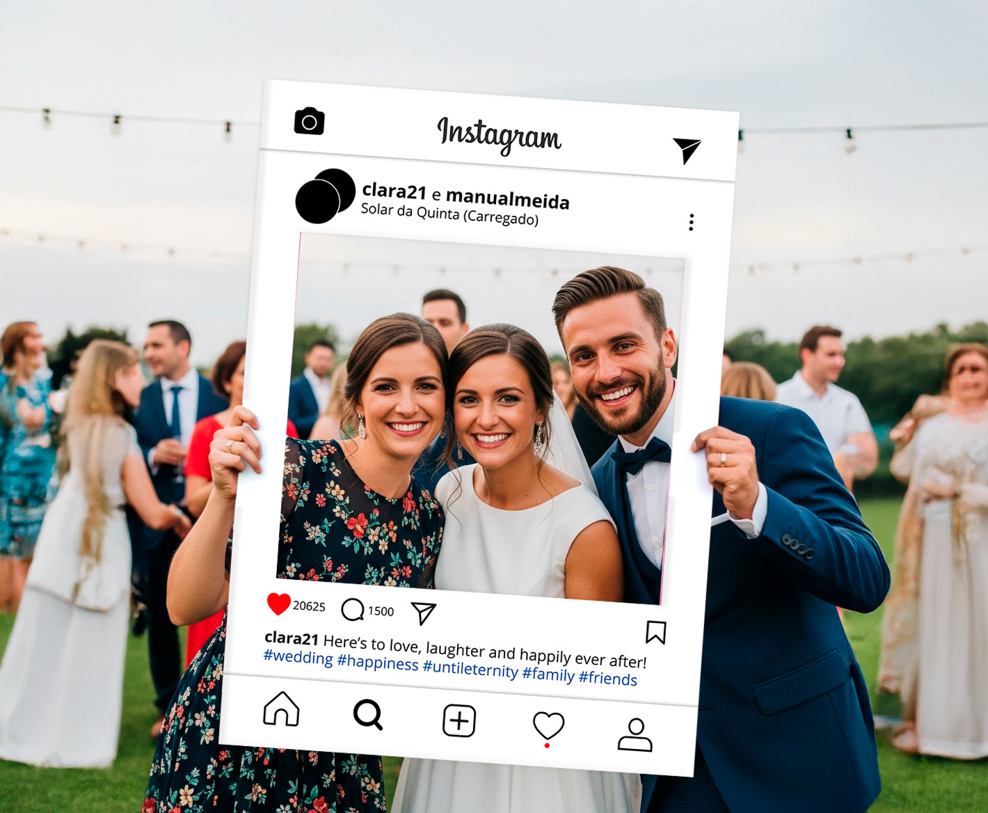 Photo Booth Casamento | Instagram | Personalizado